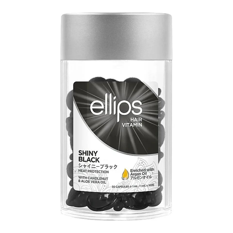 Ellips Hair Vitamin Shiny Black with Kemeri and Aloe Vera Oil 1 шт