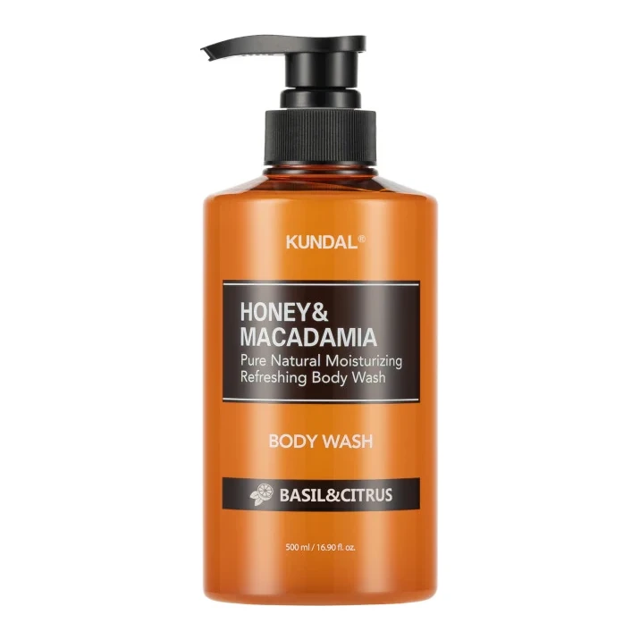 Kundal Honey & Macadamia Body Wash Basil & Citrus 500 мл