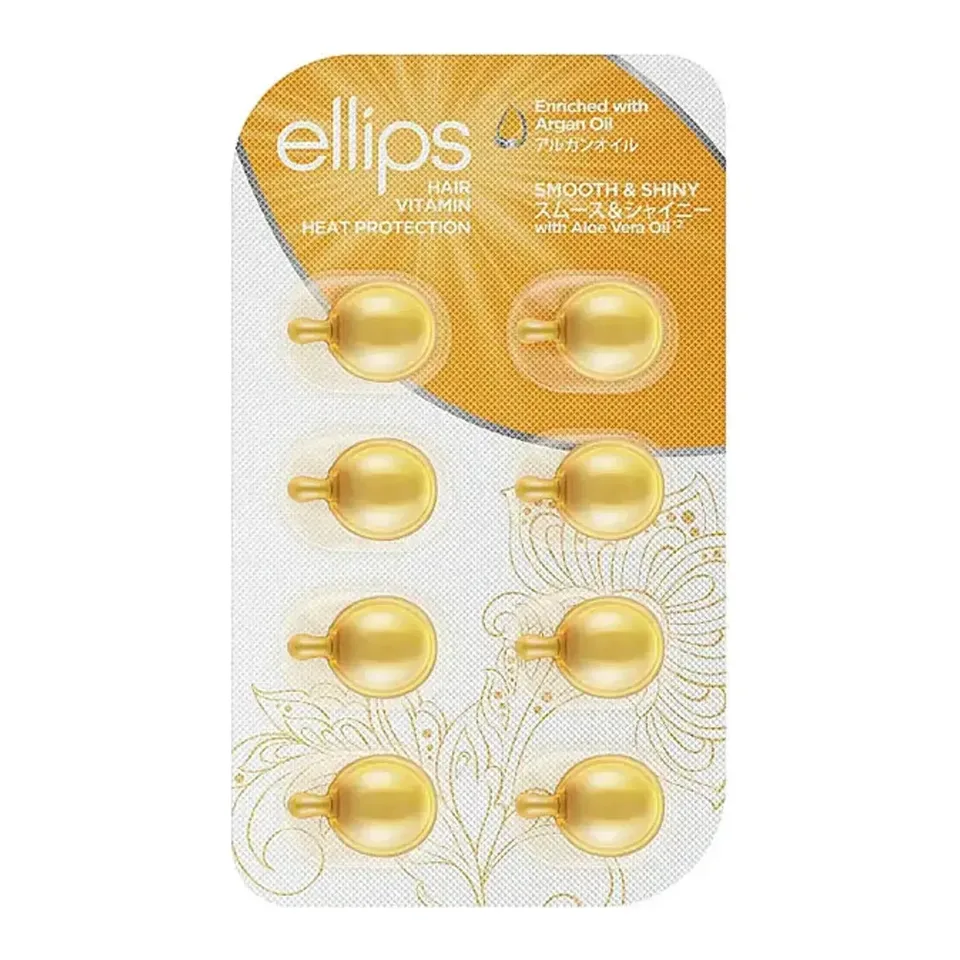 Ellips Hair Vitamin Smooth and Shiny With Aloe Vera Oil 8 шт