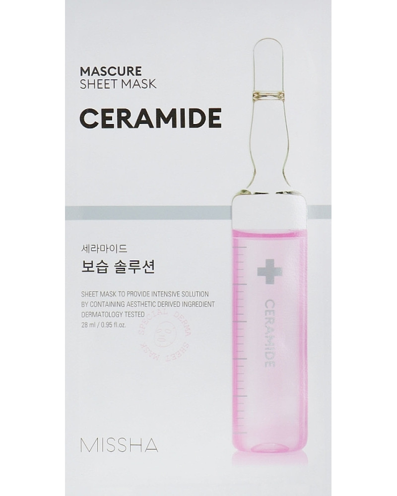 Missha Mascure Moisture Barrier Solution Sheet Mask 28 мл