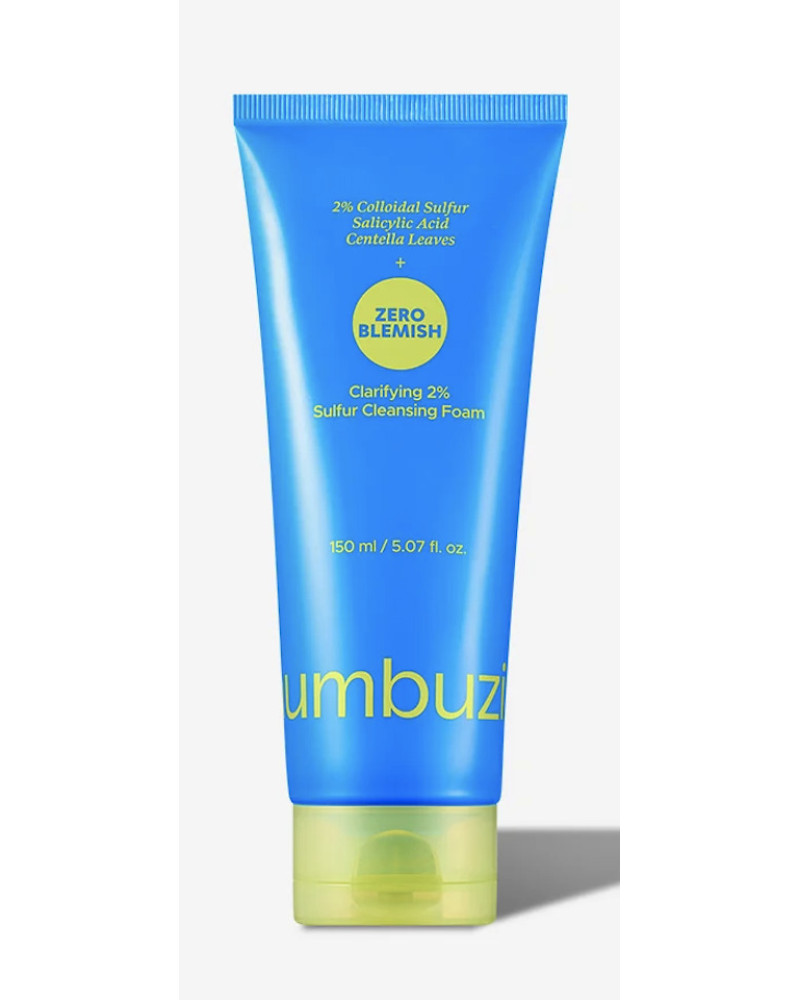 Numbuzin No.0 Zero Blemish Clarifying 2% Sulfur Cleansing Foam 150 мл