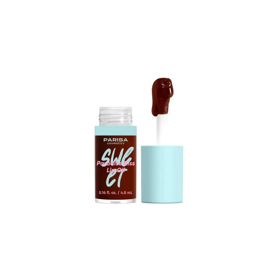 Parisa Cosmetics Олійка-блиск для губ Sweet Paradise Kiss Lip Oil №5 Chocolate