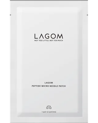 LAGOM Пептидні патчі під очі Lagom Peptide Micro Needle Patch 1 pair(2 patches)