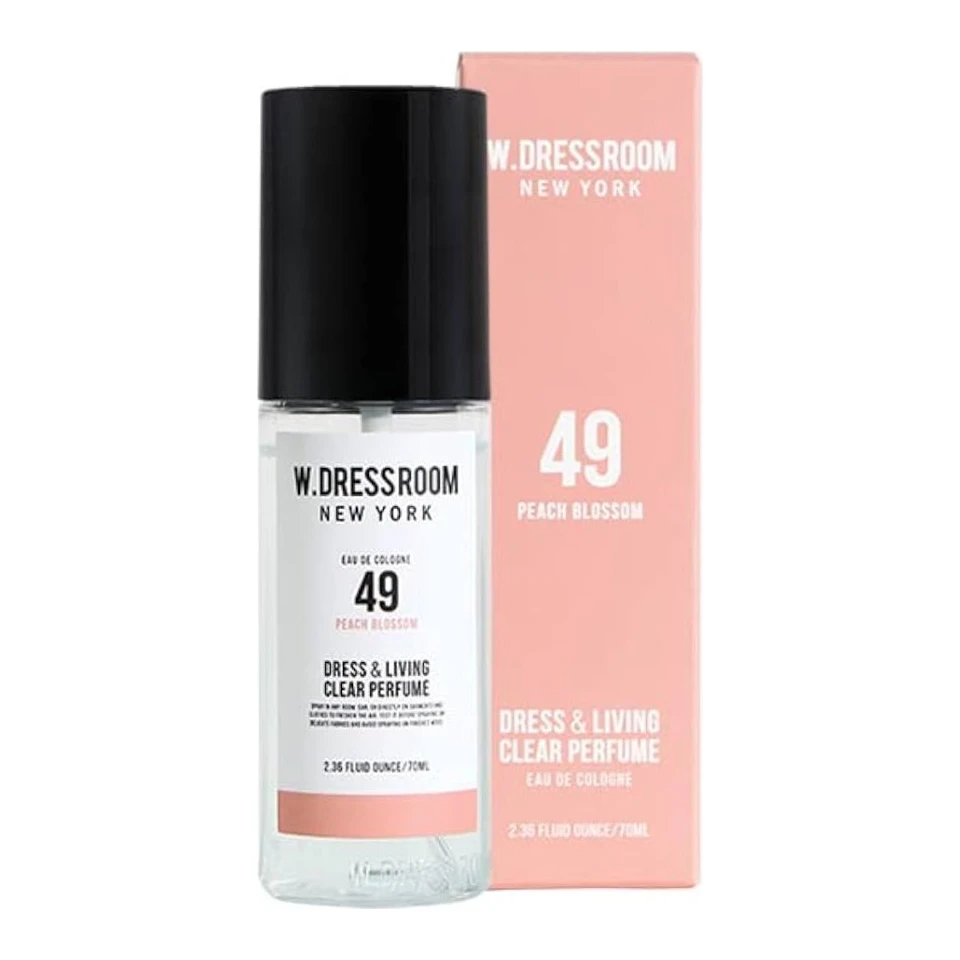 W.Dressroom Парфумована вода для одягу та дому "Квітка Персика" W.Dressroom Dress & Living Clear Perfume 49 Peach Blossom 70 мл