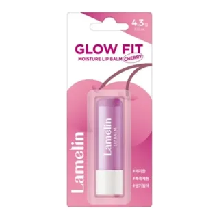 LAMELIN Бальзами для губ Вишня Lameline Glow Fit Moisture Lip Balm Cherry 4.3g