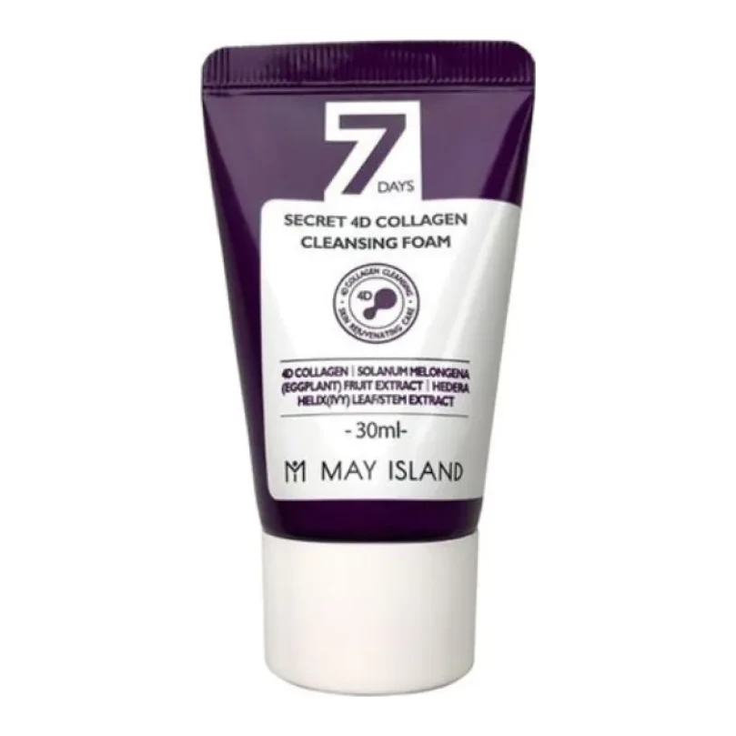 May Island 7days Secret 4D Collagen Cleansing Foam 30 мл