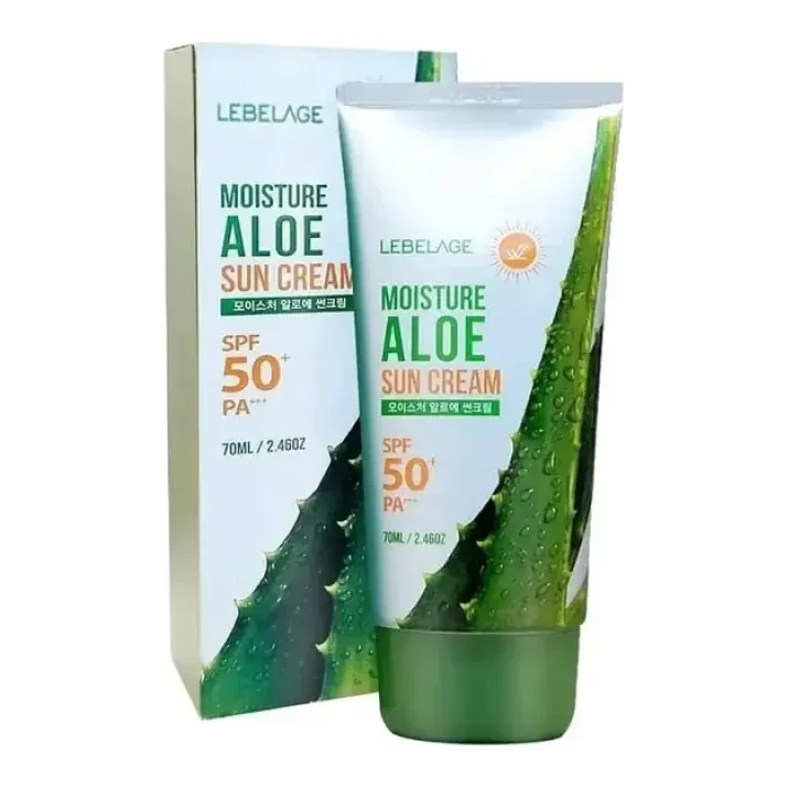 LEBELAGE MOISTURE ALOE SUN CREAM 70 мл