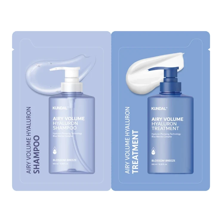 Kundal Airy Volume Hyaluron Sachet Blossom Breeze + 30 шт.