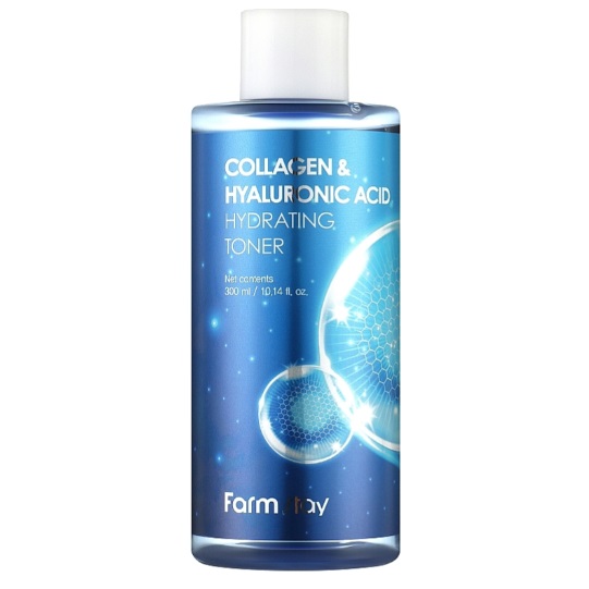 FarmStay Farm Stay Collagen & Hyaluronic Acid Hydrating Toner 300 мл