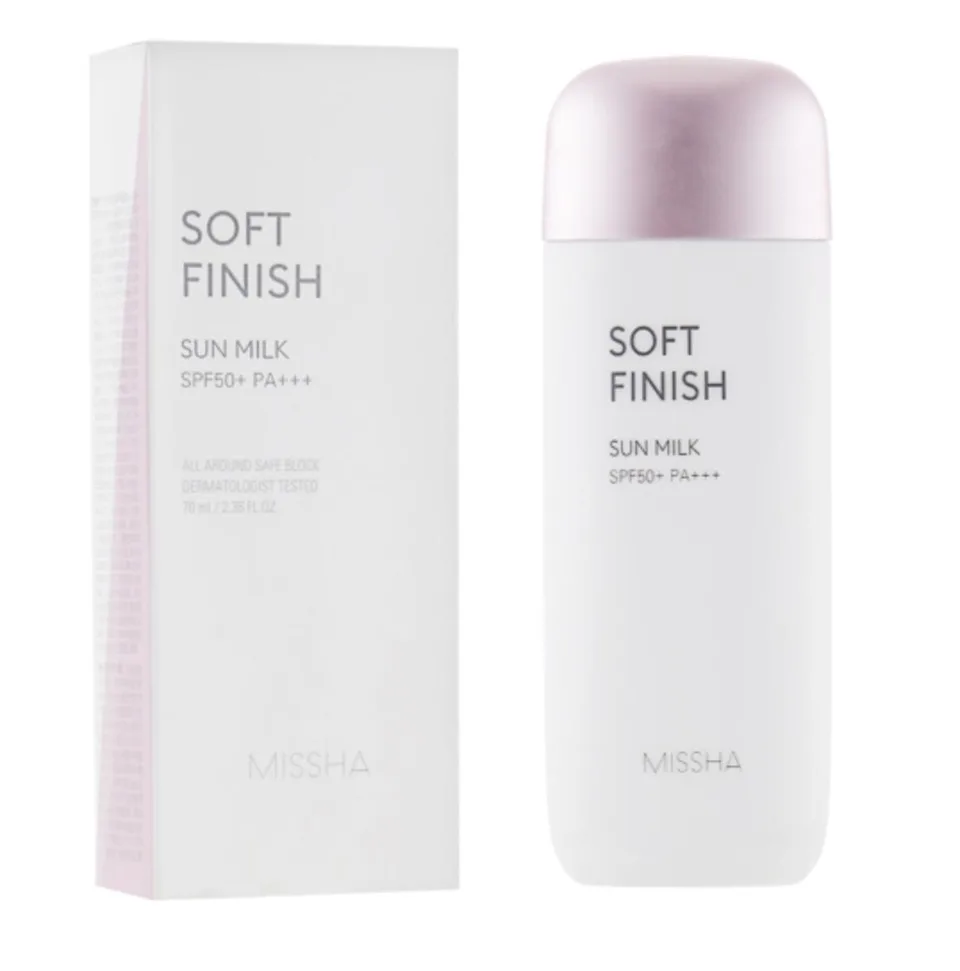 Missha All Around Safe Block Soft Finish Sun Milk SPF50+/PA+++ 70 мл