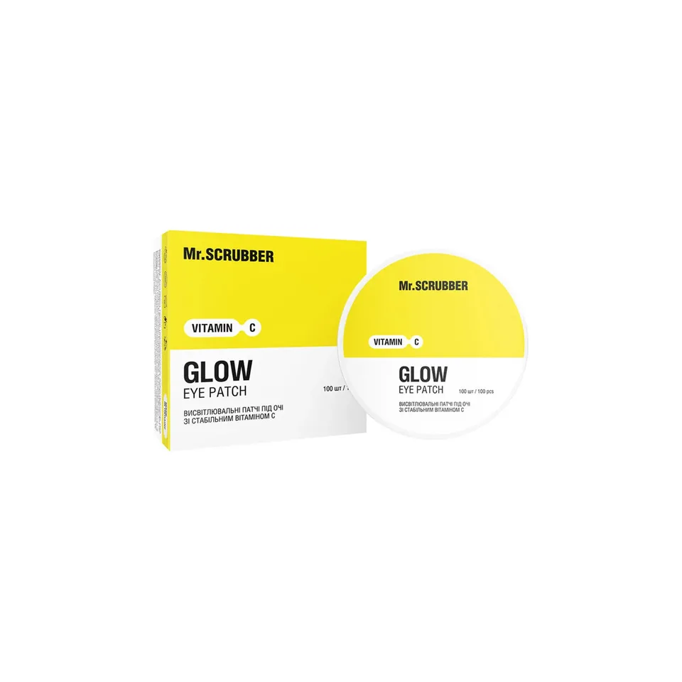 MR. SCRUBBER Висвітлювальні патчі під очі Glow Vitamin C