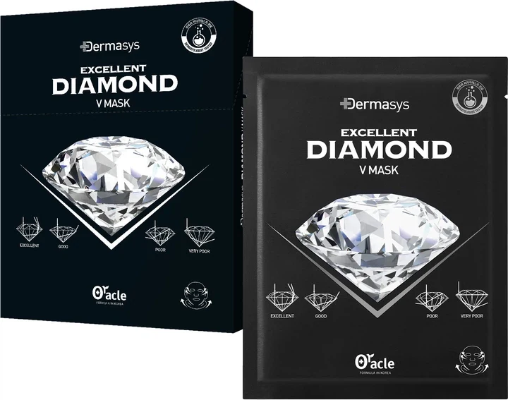 DR. ORACLE Маска для обличчя тканинна з ліфтинг-ефектом Dr. Oracle Excellent Diamond V Mask (упаковка 5шт) 5 шт.