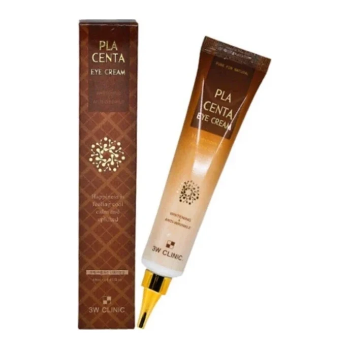3W CLINIC Крем для очей з плацентою PLACENTA EYE CREAM, 40 мл