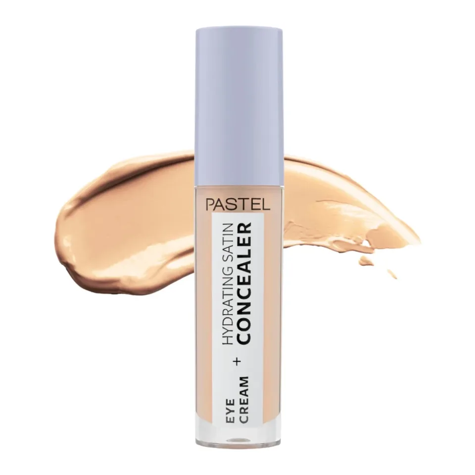 PASTEL Крем для повік+ Зволожуючий сатиновий консилер тон 64 Medium Light_ДО 11.26