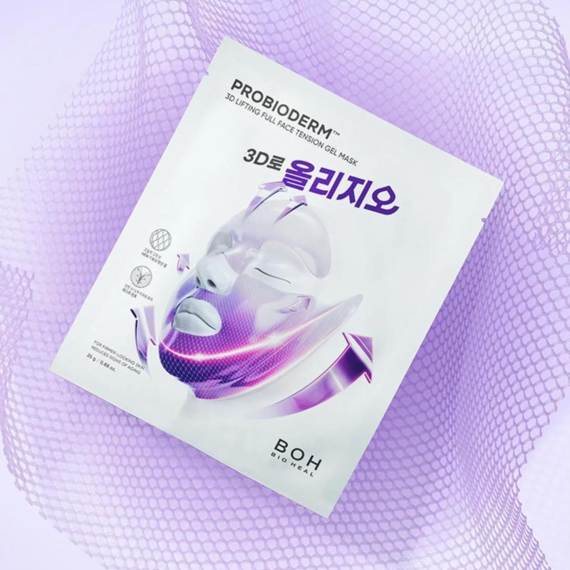 Bio Heal BOH Probioderm 3D Lifting Full Face Tension Gel Mask 25 г